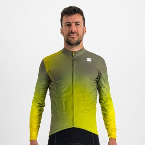 SPORTFUL Cyklistický dres s dlhým rukávom zimný - ROCKET THERMAL - zelená M