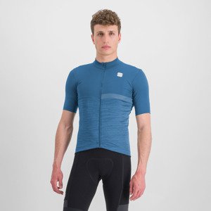SPORTFUL Cyklistický dres s krátkym rukávom - GIARA - modrá