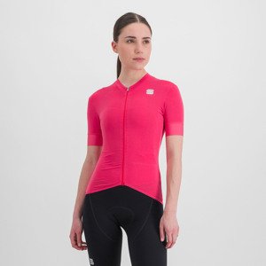 SPORTFUL Cyklistický dres s krátkym rukávom - MONOCROM - ružová XL
