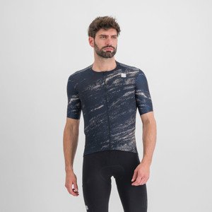 SPORTFUL Cyklistický dres s krátkym rukávom - CLIFF SUPERGIARA - modrá 3XL