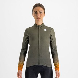 SPORTFUL Cyklistický dres s dlhým rukávom zimný - ROCKET THERMAL - zelená S