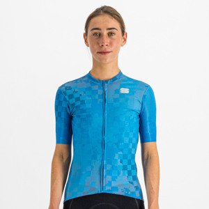 SPORTFUL Cyklistický dres s krátkym rukávom - ROCKET - modrá