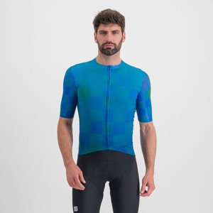 SPORTFUL Cyklistický dres s krátkym rukávom - ROCKET - modrá