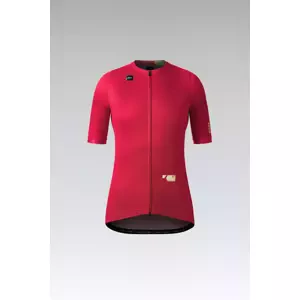 GOBIK Cyklistický dres s krátkym rukávom - STARK W - červená/ružová