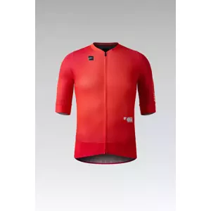 GOBIK Cyklistický dres s krátkym rukávom - CARRERA 2.0 - červená 2XL