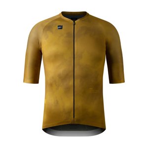 GOBIK Cyklistický dres s krátkym rukávom - INFINITY - žltá L