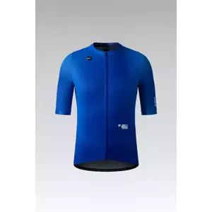 GOBIK Cyklistický dres s krátkym rukávom - STARK - modrá M