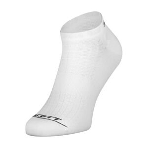 SCOTT Cyklistické ponožky členkové - PERFORMANCE - biela 36-38