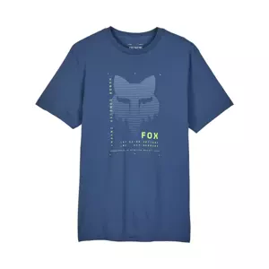 FOX Cyklistické tričko s krátkym rukávom - DISPUTE PREM - modrá