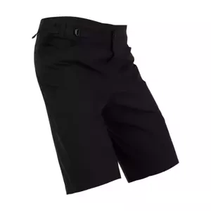 FOX Cyklistické nohavice krátke bez trakov - RANGER LITE - čierna 34