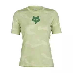 FOX Cyklistický dres s krátkym rukávom - RANGER TRU DRI W - svetlo zelená
