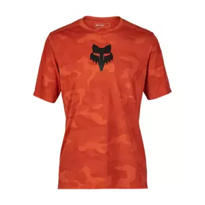 FOX Cyklistický dres s krátkym rukávom - RANGER TRU DRI - oranžová 2XL