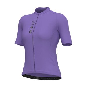 ALÉ Cyklistický dres s krátkym rukávom - PRAGMA COLOR BLOCK - fialová XL