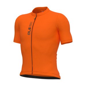 ALÉ Cyklistický dres s krátkym rukávom - PRAGMA COLOR BLOCK - oranžová 3XL