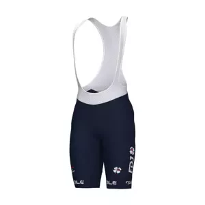 ALÉ Cyklistické nohavice krátke bez trakov - GROUPAMA FDJ 2024 - modrá/biela