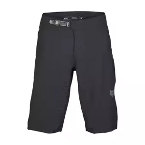 FOX Cyklistické nohavice krátke bez trakov - DEFEND - čierna