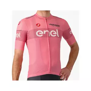 CASTELLI Cyklistický dres s krátkym rukávom - #GIRO107 CLASSIFICATION - ružová XS