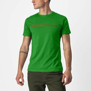 CASTELLI Cyklistické tričko s krátkym rukávom - VENTAGLIO TEE - zelená