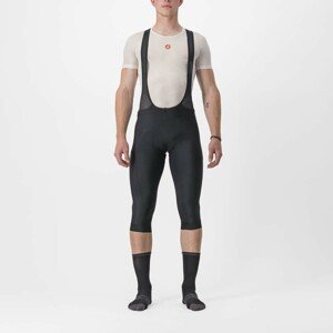 CASTELLI Cyklistické nohavice krátke s trakmi - ENTRATA 2 3/4 - čierna M