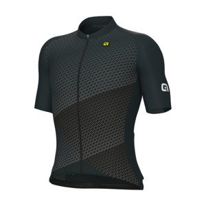ALÉ Cyklistický dres s krátkym rukávom - WEB PR-E - čierna 3XL