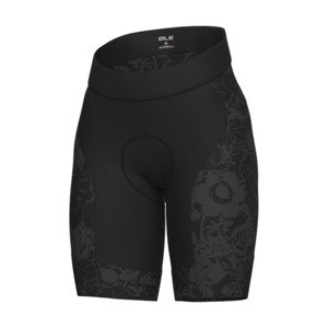 ALÉ Cyklistické nohavice krátke bez trakov - NADINE PRAGMA - čierna XL