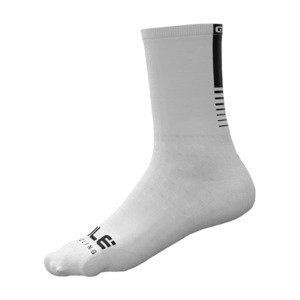 ALÉ Cyklistické ponožky klasické - LIGHT - biela 36-39