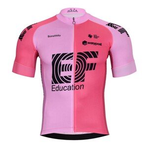 BONAVELO Cyklistický dres s krátkym rukávom - EDUCATION-EASYPOST24 - ružová/čierna S