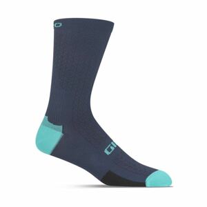 GIRO Cyklistické ponožky klasické - HRC TEAM - modrá/svetlo modrá L