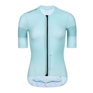 MONTON Cyklistický dres s krátkym rukávom - PRO STARSHINE LADY - svetlo modrá L