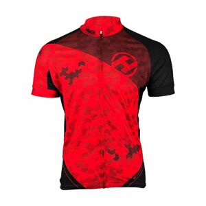HAVEN Cyklistický dres s krátkym rukávom - SINGLETRAIL NEO - červená L