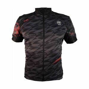 HAVEN Cyklistický dres s krátkym rukávom - SKINFIT - čierna/červená S
