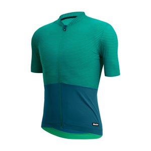 SANTINI Cyklistický dres s krátkym rukávom - COLORE RIGA - zelená