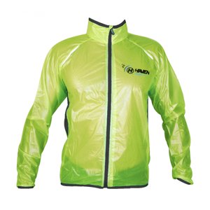 HAVEN Cyklistická vodeodolná pláštenka - RAINSHIELD - zelená/čierna 5XL