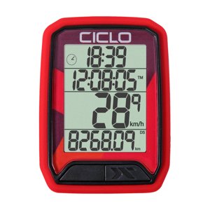 CICLOSPORT tachometer - PROTOS 213 - červená