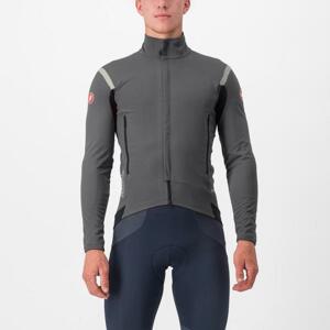 CASTELLI Cyklistická zateplená bunda - PERFETTO RoS 2 - šedá