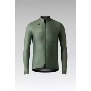 GOBIK Cyklistická vetruodolná bunda - SKIMO PRO - zelená M