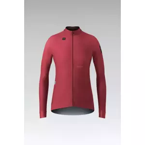 GOBIK Cyklistický dres s dlhým rukávom zimný - HYDER WOMEN - ružová XL