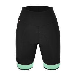 SANTINI Cyklistické nohavice krátke bez trakov - GIADA PURE - zelená/čierna 3XL