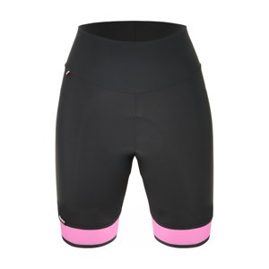 SANTINI Cyklistické nohavice krátke bez trakov - GIADA PURE - ružová/čierna 3XL