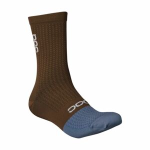 POC Cyklistické ponožky klasické - FLAIR  - hnedá/modrá L