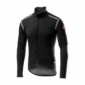 CASTELLI Cyklistická zateplená bunda - PERFETTO ROS CONVERT - čierna M