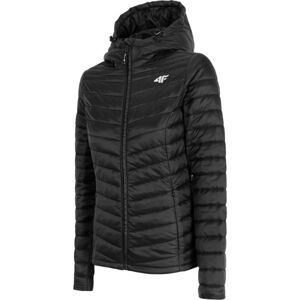 4F WOMEN´S JACKET Dámska prešívaná bunda, čierna, veľkosť XS