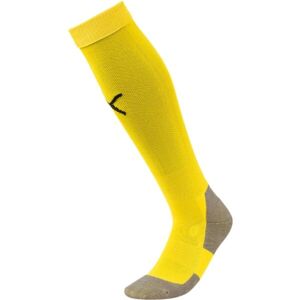 Puma TEAM LIGA SOCKS CORE Futbalové štulpne, žltá, veľkosť 43 - 46