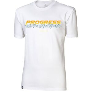 PROGRESS BARBAR SUNSET Pánske tričko, biela, veľkosť XL