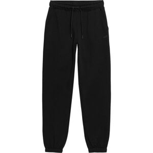 4F TROUSERS W Dámske tepláky, čierna, veľkosť