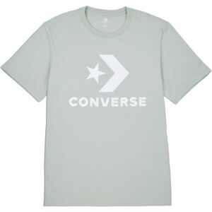 Converse STANDARD FIT CENTER FRONT LARGE LOGO STAR CHEV SS TEE Unisex tričko, svetlo zelená, veľkosť S