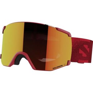 Salomon S/VIEW Unisex lyžiarske okuliare, červená, veľkosť os
