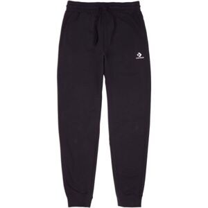 Converse CLASSIC FIT WEARERS LEFT STAR CHEV EMB FLEECE PANT Unisex tepláky, čierna, veľkosť XS