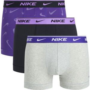Nike EDAY COTTON STRETCH Pánske boxerky, fialová, veľkosť M