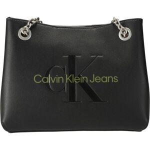 Calvin Klein SCULPTED SHOULDER BAG24 MONO Dámska kabelka, čierna, veľkosť